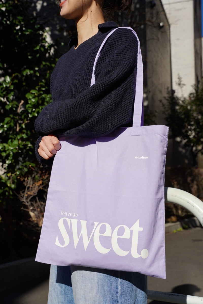 Sweet トートバッグ Lavender