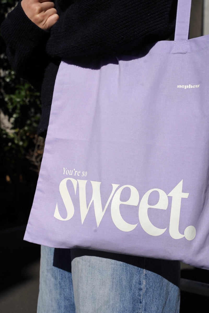 Sweet トートバッグ Lavender